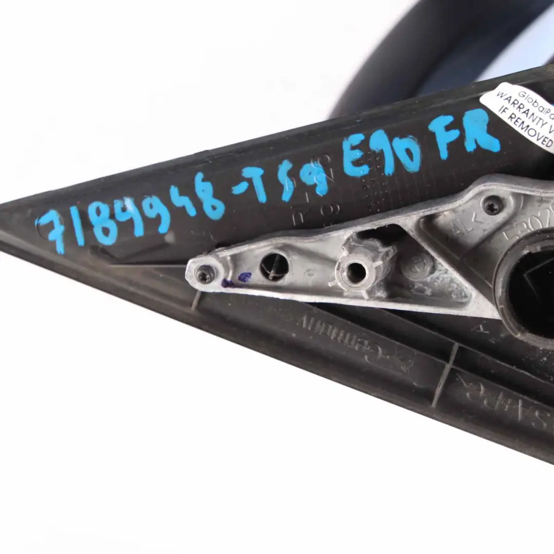 Heated Right Wing Mirror O/S Titansilber Titan Silver 354 to BMW 3 Series 6 E90 E91 with Part number 7189948 BMW 3 Series 6 E90 E91 Heated Right Wing Mirror O/S Titansilber Titan Silver 354 - SKU rhd-7189948-TS6 - Part number 7189948