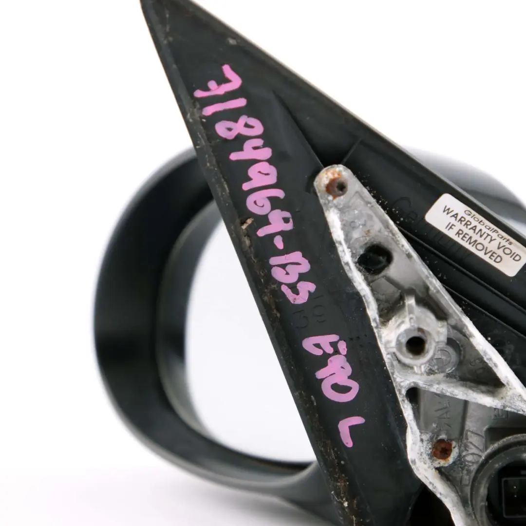 Wing Mirror BMW E90 E91 Power Fold Heated Left N/S Black Sapphire Metallic 475 to with Part number 7189969 Wing Mirror BMW E90 E91 Power Fold Heated Left N/S Black Sapphire Metallic 475 - SKU rhd-7189969-BS - Part number 7189969