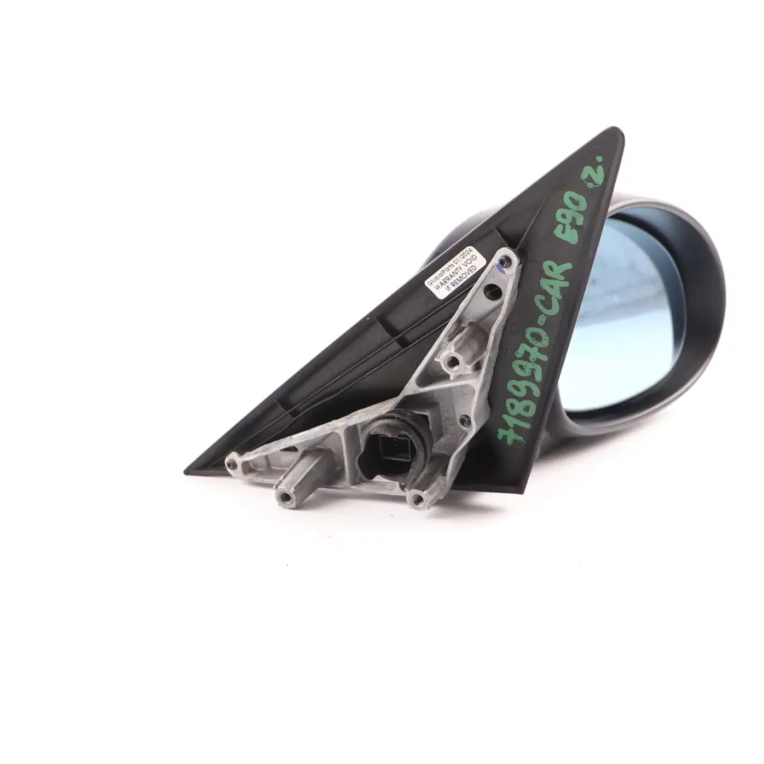  Wing Mirror BMW E90 E91 Power Fold Heated Right O/S Carbonschwarz Black - 416 - SKU rhd-7189970-CAR - Part number 7189970