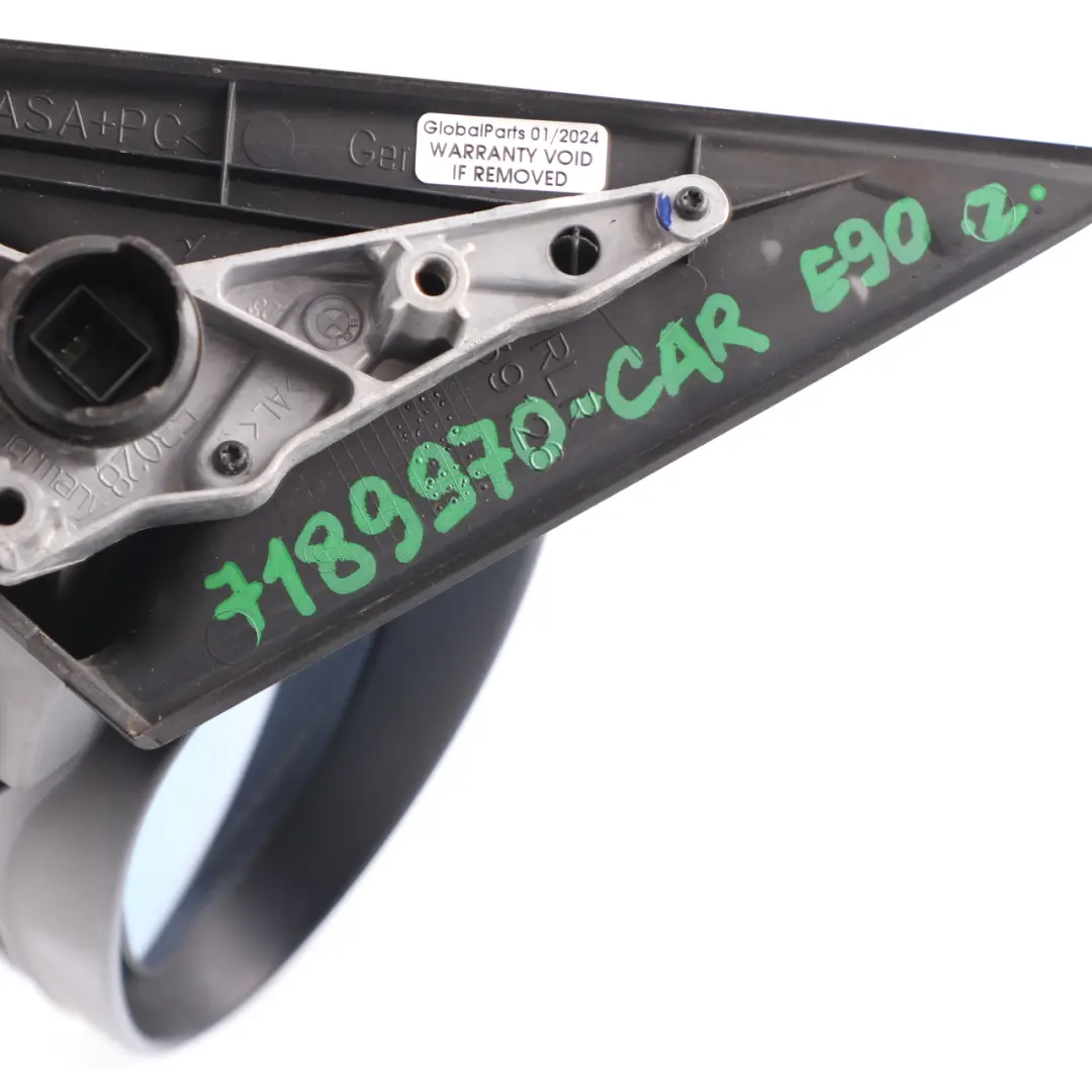 Wing Mirror BMW E90 E91 Power Fold Heated Right O/S Carbonschwarz Black - 416 to with Part number 7189970 Wing Mirror BMW E90 E91 Power Fold Heated Right O/S Carbonschwarz Black - 416 - SKU rhd-7189970-CAR - Part number 7189970