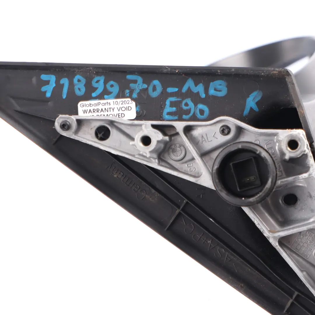 Fold Heated Wing Mirror Right O/S Monacoblau Blue A35 to BMW E90 E91 Power with Part number 7189970 BMW E90 E91 Power Fold Heated Wing Mirror Right O/S Monacoblau Blue A35 - SKU rhd-7189970-MB - Part number 7189970