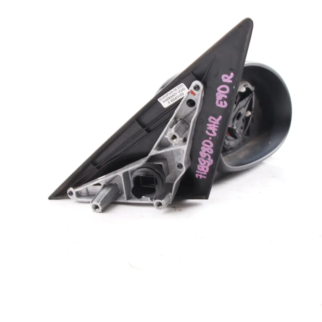  Wing Mirror BMW E90 E91 Auto Dip Door Right O/S Outside Carbonschwarz Black 416 - SKU rhd-7189980-CAR1 - Part number 7189980