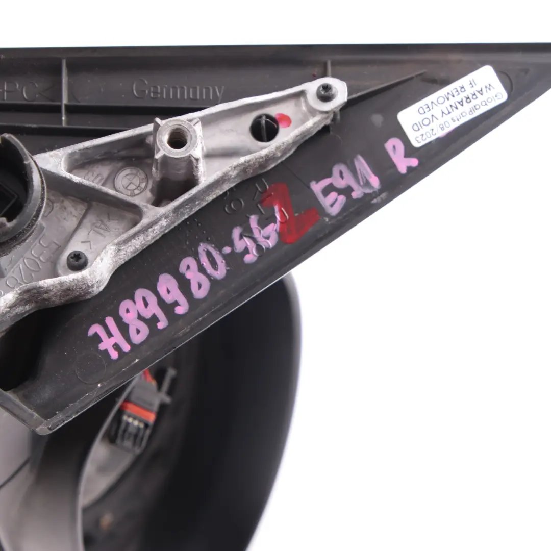 Wing Mirror BMW E90 E91 Power Fold Auto Dip Right O/S Sparkling Graphite A22 to with Part number 7189980 Wing Mirror BMW E90 E91 Power Fold Auto Dip Right O/S Sparkling Graphite A22 - SKU rhd-7189980-SG2 - Part number 7189980