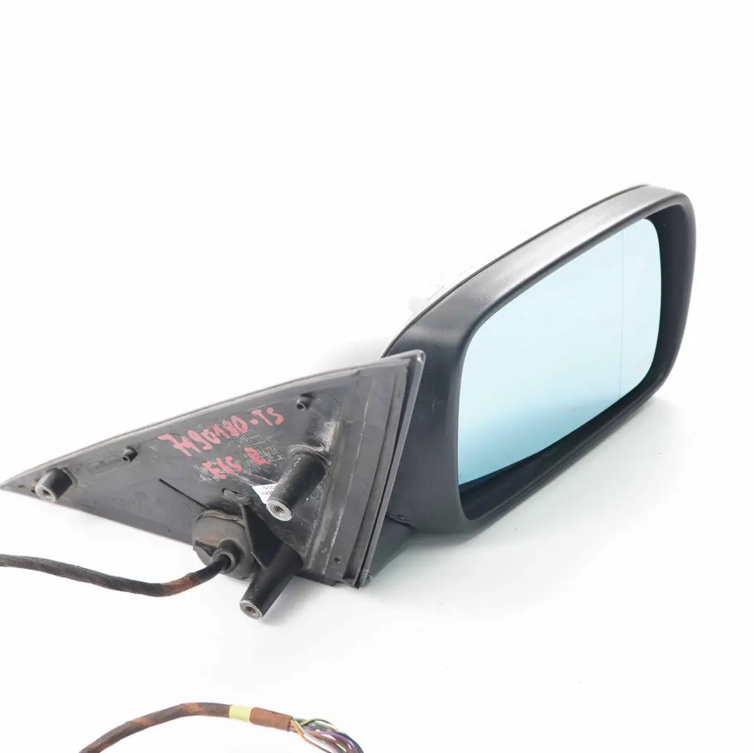 BMW E65 E66 Heated Wing Mirror Right O/S Titansilber Titanium Silver - SKU rhd-7190180-TS - Part number 7190180