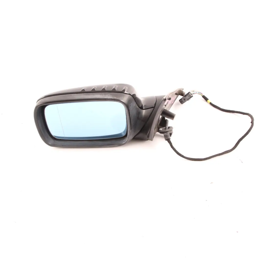  Wing Mirror BMW E65 E66 Heated Left Door N/S Black Sapphire Metallic 475 - SKU rhd-7190181-BS - Part number 7190181