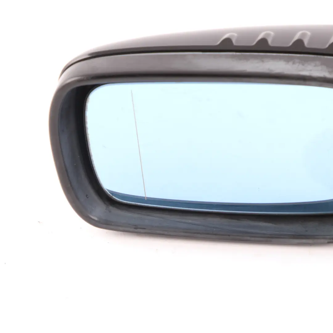  Wing Mirror BMW E65 E66 Heated Left Door N/S Black Sapphire Metallic 475 - SKU rhd-7190181-BS - Part number 7190181