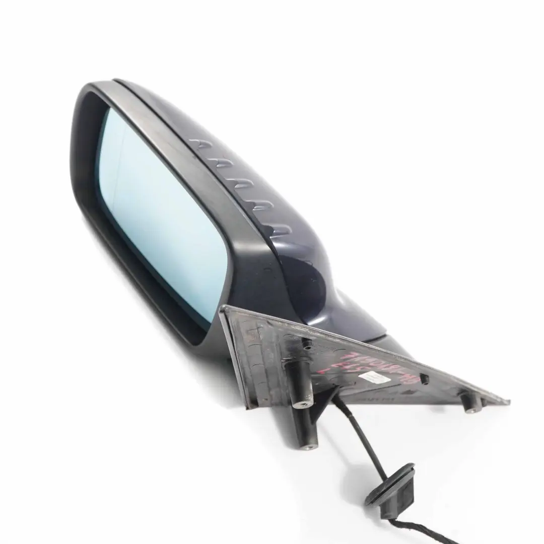  Wing Mirror BMW E65 E66 Heated Left Door N/S Monacoblau Blue Metallic - A35 - SKU rhd-7190181-MB - Part number 7190181
