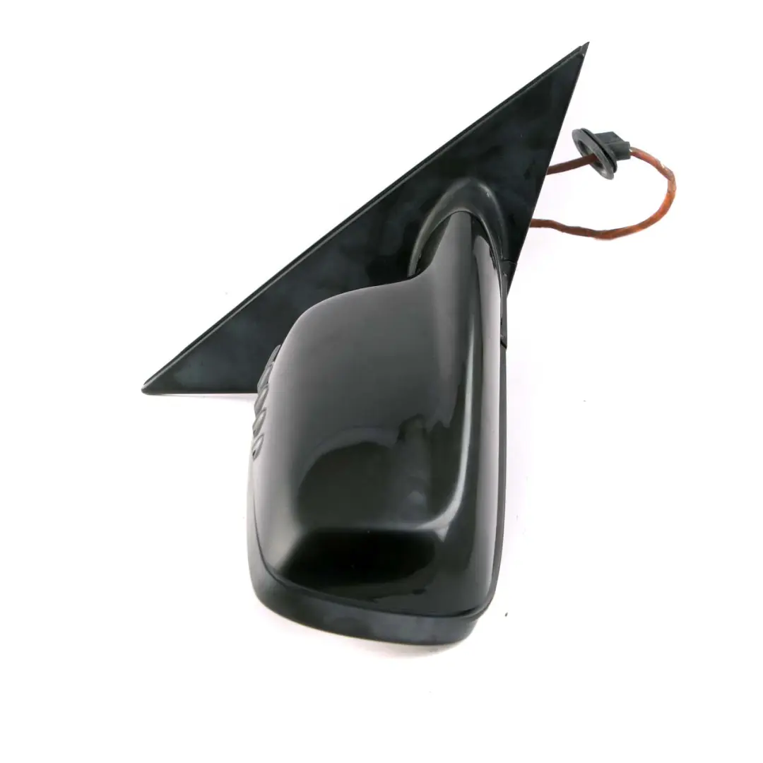 BMW 7 E65 Auto Dip Power Fold Memory Wing Mirror Right O/S Black Sapphire 475 - SKU rhd-7190638-BS - Part number 7190638