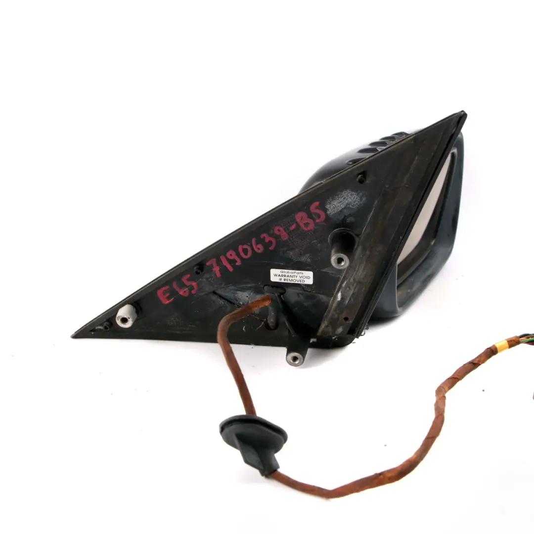 BMW 7 E65 Auto Dip Power Fold Memory Wing Mirror Right O/S Black Sapphire 475 - SKU rhd-7190638-BS - Part number 7190638