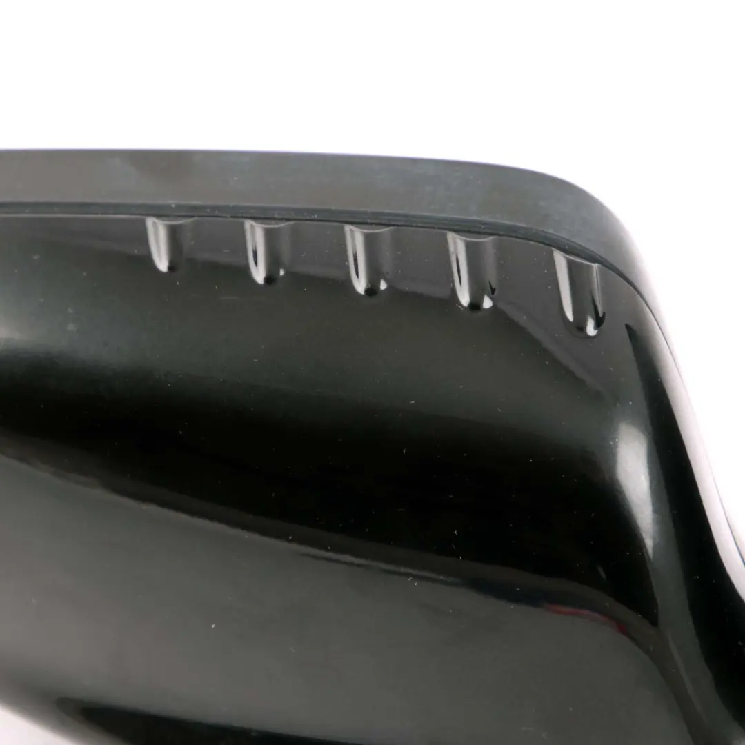 BMW 7 E65 Auto Dip Power Fold Memory Wing Mirror Right O/S Black Sapphire 475 - SKU rhd-7190638-BS - Part number 7190638