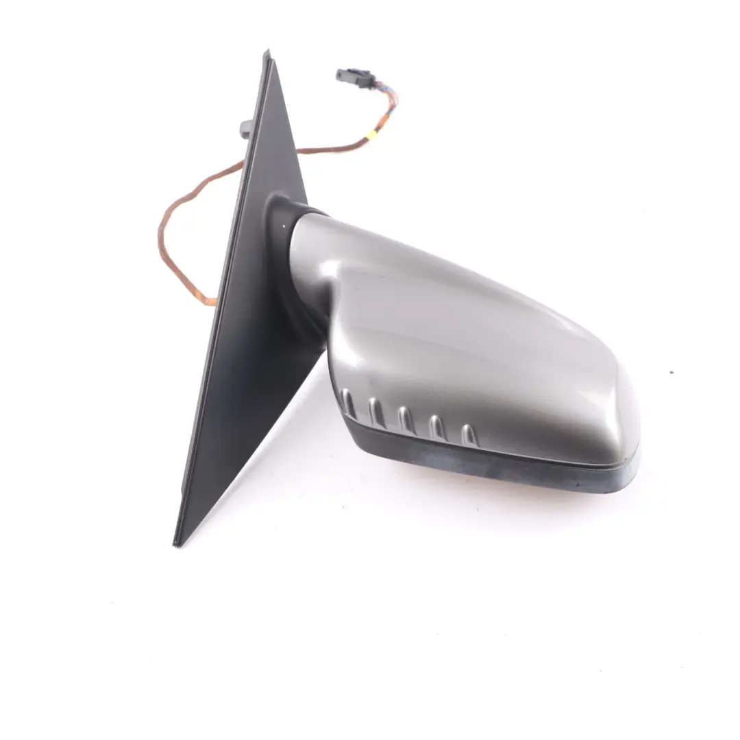 BMW E65 Wing Mirror Auto Dip Heated Door Right O/S Outside Sterlingrau Grey 472 - SKU rhd-7190638-STG - Part number 7190638