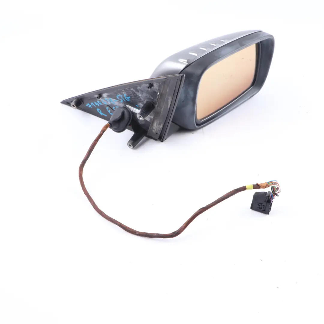 Wing Mirror Auto Dip Heated Door Right O/S Outside Sterlingrau Grey 472 to BMW E65 with Part number 7190638 BMW E65 Wing Mirror Auto Dip Heated Door Right O/S Outside Sterlingrau Grey 472 - SKU rhd-7190638-STG - Part number 7190638