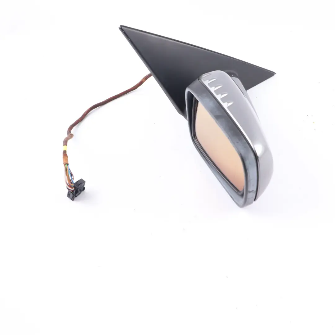 Wing Mirror Auto Dip Heated Door Right O/S Outside Sterlingrau Grey 472 to BMW E65 with Part number 7190638 BMW E65 Wing Mirror Auto Dip Heated Door Right O/S Outside Sterlingrau Grey 472 - SKU rhd-7190638-STG - Part number 7190638