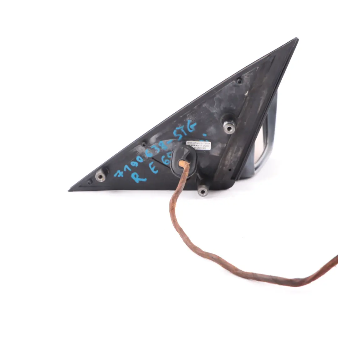 Wing Mirror Auto Dip Heated Door Right O/S Outside Sterlingrau Grey 472 to BMW E65 with Part number 7190638 BMW E65 Wing Mirror Auto Dip Heated Door Right O/S Outside Sterlingrau Grey 472 - SKU rhd-7190638-STG - Part number 7190638