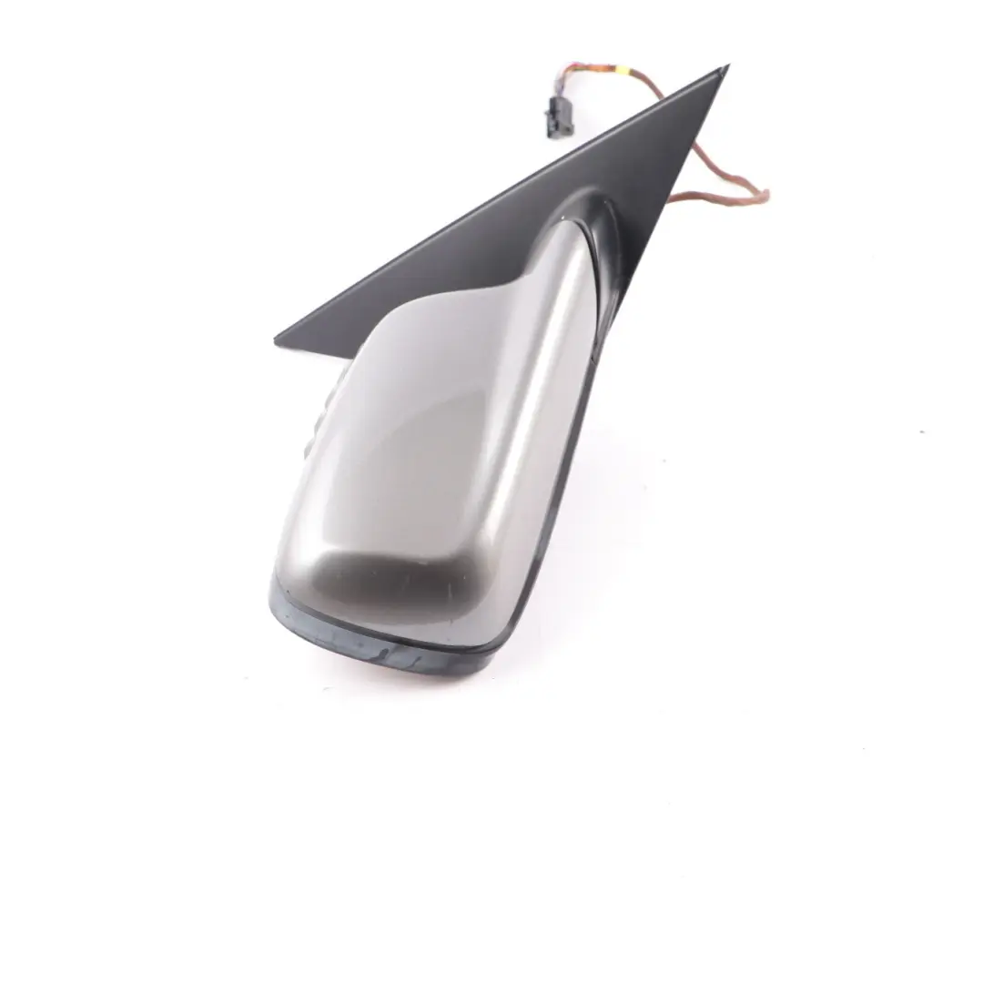 BMW E65 Wing Mirror Auto Dip Heated Door Right O/S Outside Sterlingrau Grey 472 - SKU rhd-7190638-STG - Part number 7190638