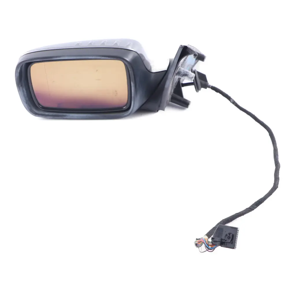 Wing Mirror Auto Dip Power Fold Memory Left N/S Sterlingrau Grey 472 to BMW E65 with Part number 7190639 BMW E65 Wing Mirror Auto Dip Power Fold Memory Left N/S Sterlingrau Grey 472 - SKU rhd-7190639-STG - Part number 7190639