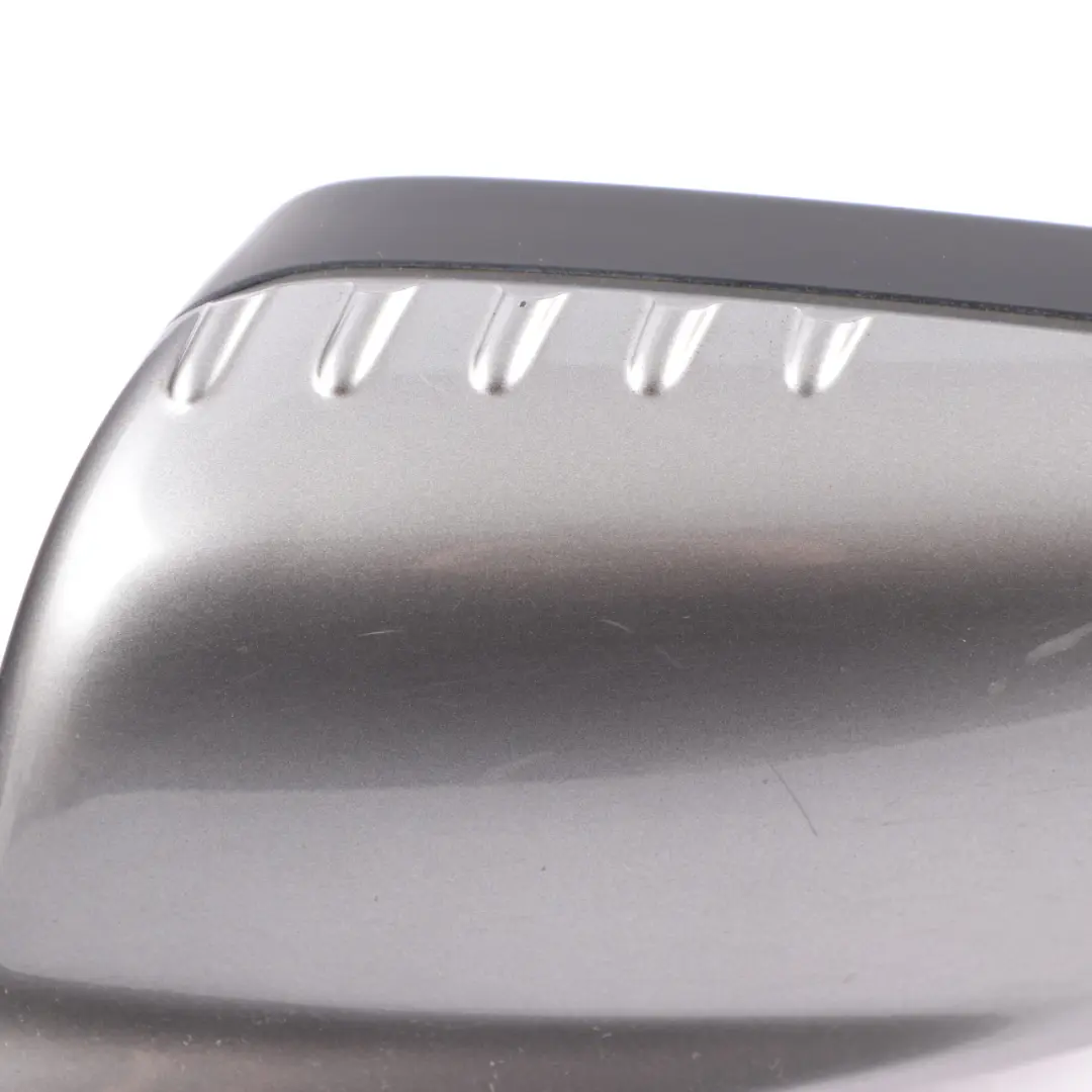 Wing Mirror Auto Dip Power Fold Memory Left N/S Sterlingrau Grey 472 to BMW E65 with Part number 7190639 BMW E65 Wing Mirror Auto Dip Power Fold Memory Left N/S Sterlingrau Grey 472 - SKU rhd-7190639-STG - Part number 7190639