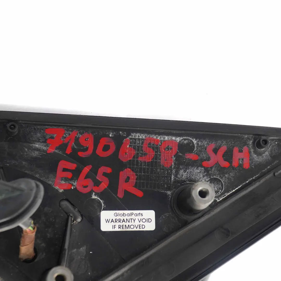 Wing Mirror BMW E65 E66 High Gloss Auto Dip Right O/S Schwarz 2 Black 668 to with Part number 7190658 Wing Mirror BMW E65 E66 High Gloss Auto Dip Right O/S Schwarz 2 Black 668 - SKU rhd-7190658-SCH - Part number 7190658