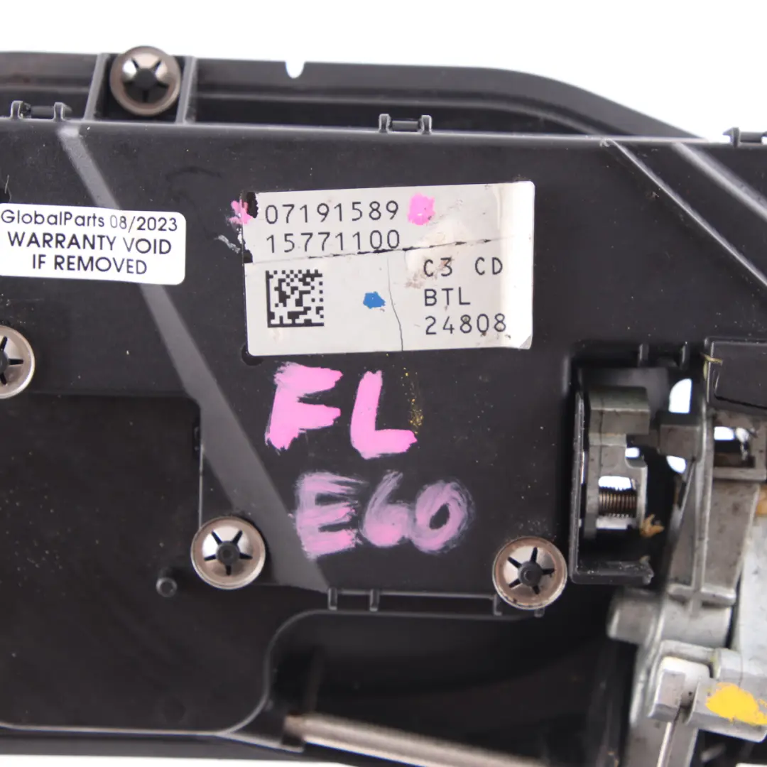 Handle Carrier BMW E60 E61 Door Front Left N/S Support Mount to with Part number 7191589 Handle Carrier BMW E60 E61 Door Front Left N/S Support Mount - SKU rhd-7191589 - Part number 7191589