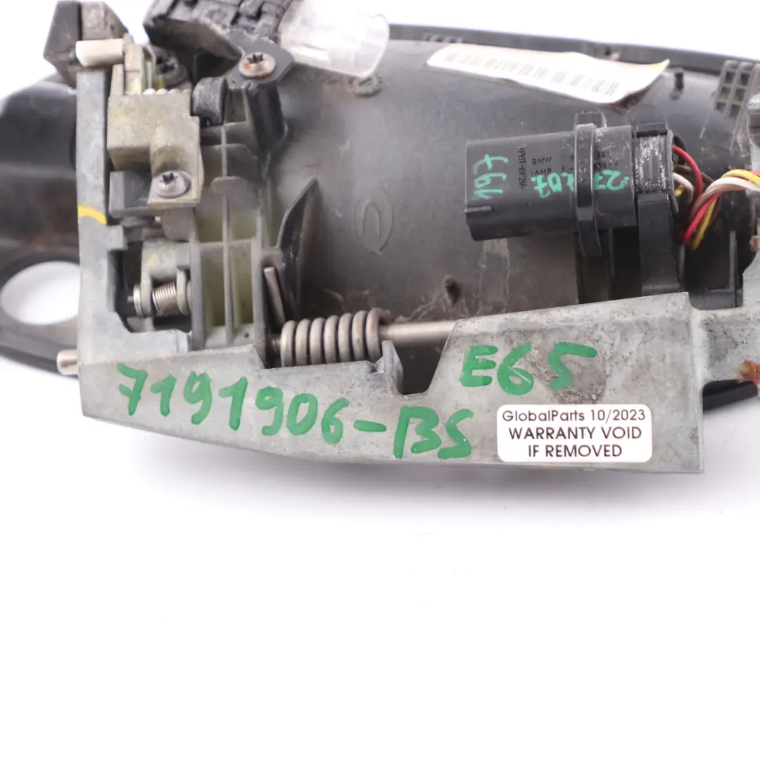 Door Handle Opener BMW E65 E66 Outer Front Right O/S Black Sapphire Metallic 475 to with Part number 7191906 Door Handle Opener BMW E65 E66 Outer Front Right O/S Black Sapphire Metallic 475 - SKU rhd-7191906-BS - Part number 7191906