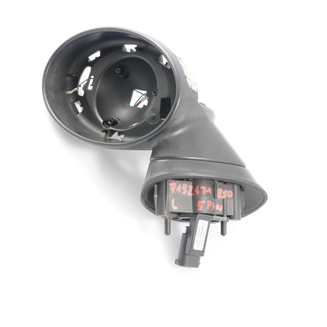 Wing Mirror Base Mini Cooper One R50 R53 Exterior Left Door N/S 5 Pins Heated to with Part number 7192471 Wing Mirror Base Mini Cooper One R50 R53 Exterior Left Door N/S 5 Pins Heated - SKU rhd-7192471-2 - Part number 7192471