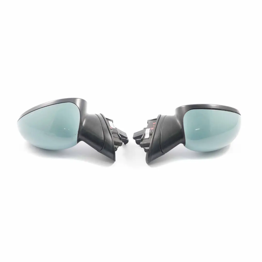  Wing Mirror Mini Cooper R50 R52 R53 Heated Left Right Door N/O/S Blue Set 5 Pins - SKU rhd-7192471-7192472-BLUE - Part number 7192471 7192472