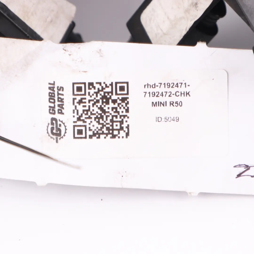Heated Left Right Door Wing Mirror N/O/S Checkered Set to Mini Cooper R50 R53 with Part number 7192471 7192472 Mini Cooper R50 R53 Heated Left Right Door Wing Mirror N/O/S Checkered Set - SKU rhd-7192471-7192472-CHK - Part number 7192471 7192472