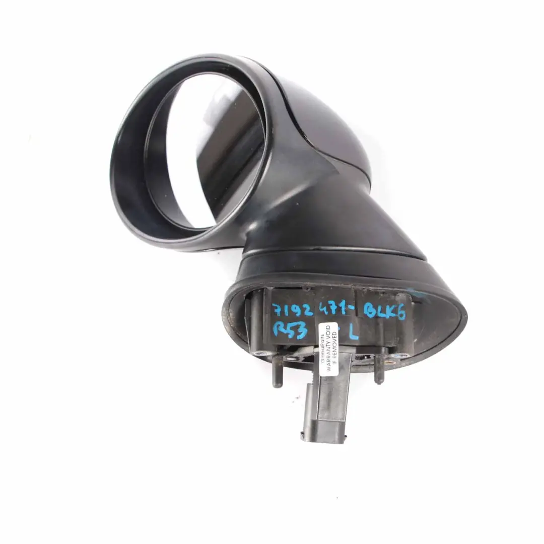 Wing Mirror Mini R50 R53 6 Outside Left N/S Door Black 3 Pins to with Part number 7192471 Wing Mirror Mini R50 R53 6 Outside Left N/S Door Black 3 Pins - SKU rhd-7192471-BLK6 - Part number 7192471