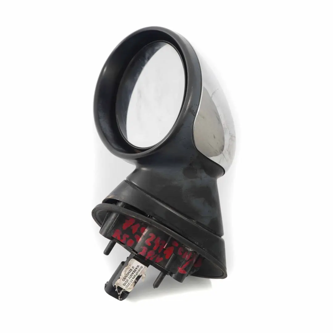 Left Outside Door Wing Mirror N/S Chrome 3 Pins to Mini Cooper One R50 R53 with Part number 7192471 Mini Cooper One R50 R53 Left Outside Door Wing Mirror N/S Chrome 3 Pins - SKU rhd-7192471-CHR3 - Part number 7192471