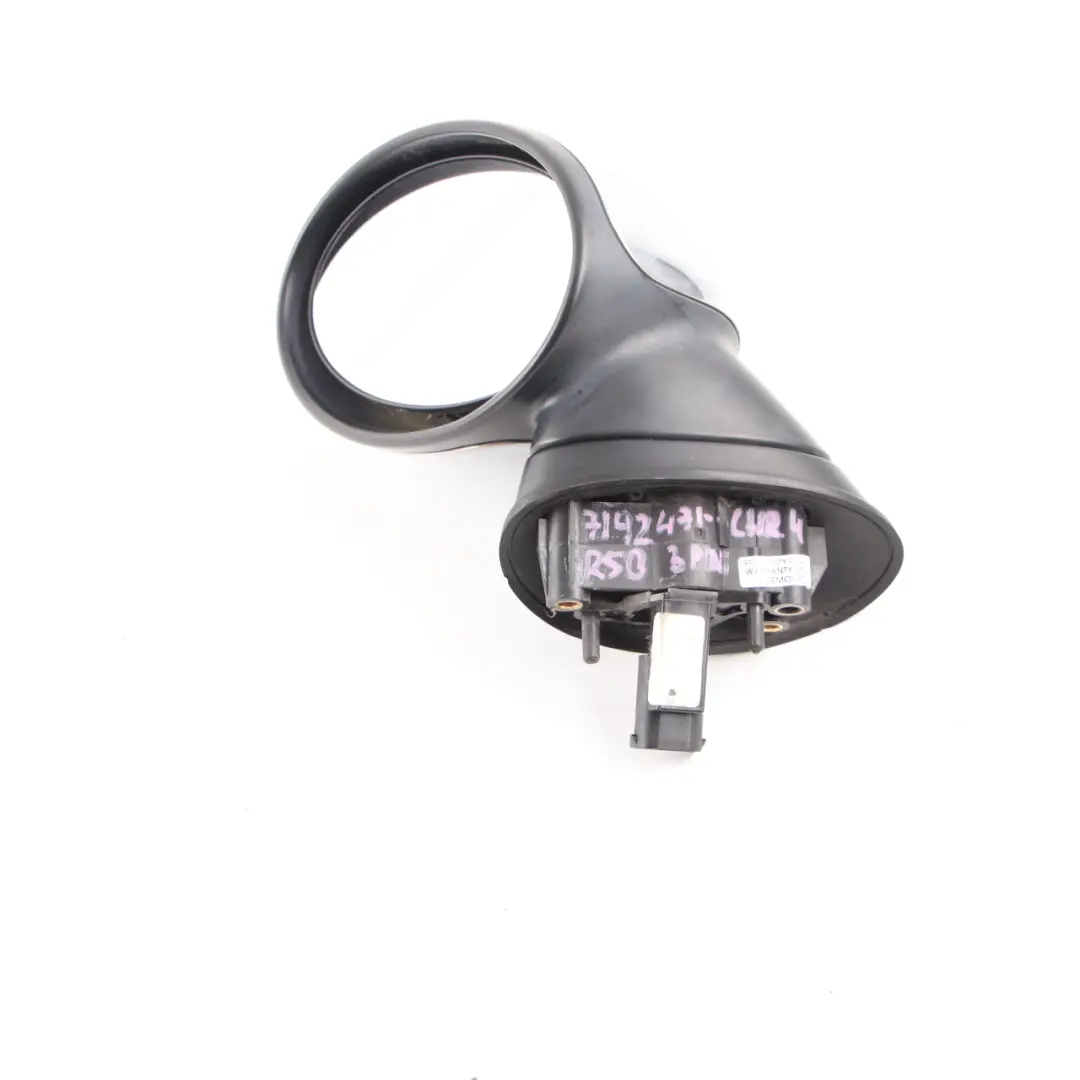 Wing Mirror Mini Cooper One R50 R53 Outside Door Left N/S Chrome 3 Pins to with Part number 7192471 Wing Mirror Mini Cooper One R50 R53 Outside Door Left N/S Chrome 3 Pins - SKU rhd-7192471-CHR4 - Part number 7192471