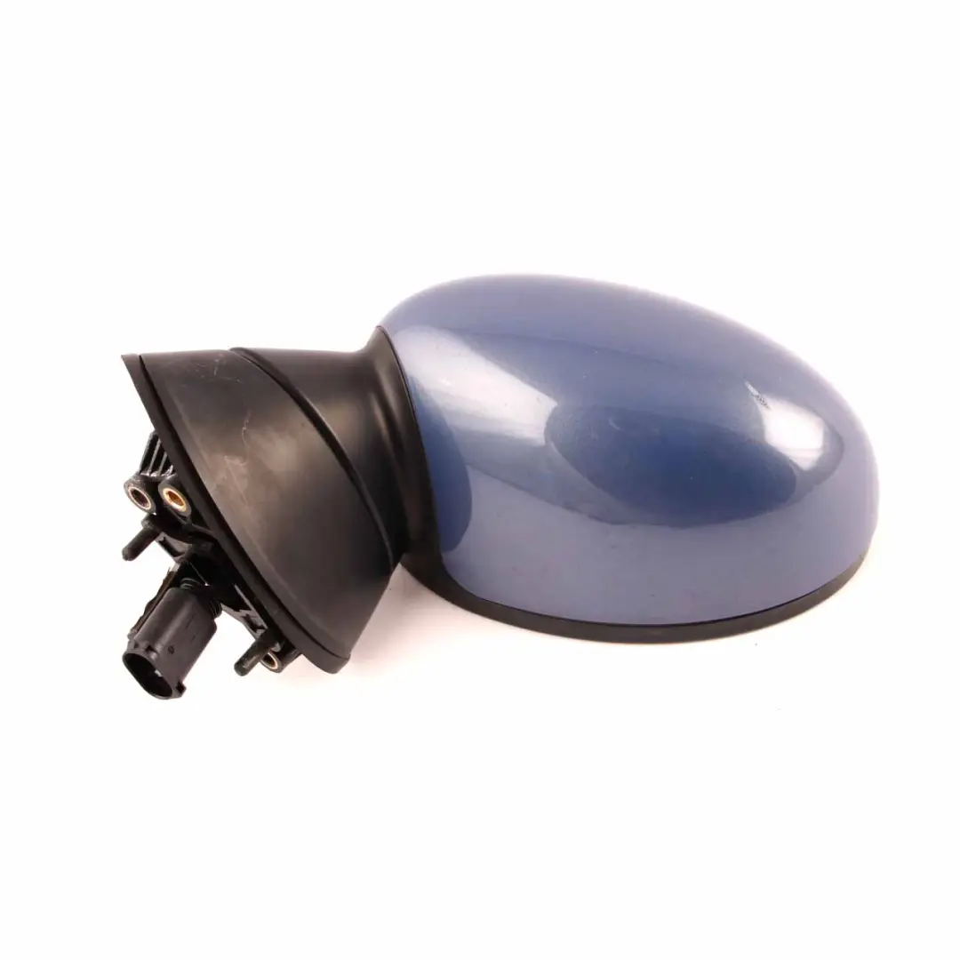 Left Door Wing Mirror N/S Cool Blue Metallic A27 to Mini Cooper One R50 R53 with Part number 7192471 Mini Cooper One R50 R53 Left Door Wing Mirror N/S Cool Blue Metallic A27 - SKU rhd-7192471-COOL - Part number 7192471