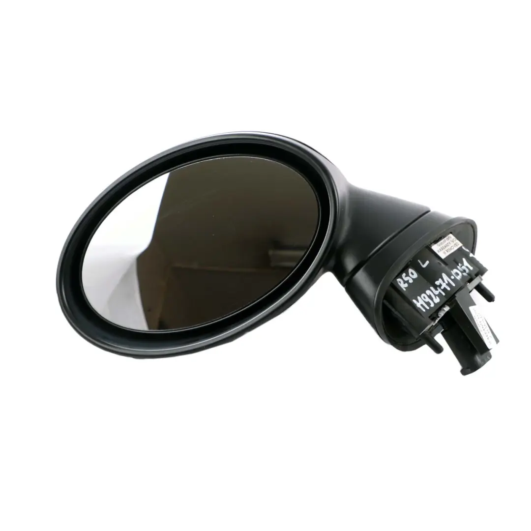 Left Door Heated Wing Mirror N/S Cosmosschwarz Cosmos Black to Mini Cooper R50 R53 with Part number 7192471 Mini Cooper R50 R53 Left Door Heated Wing Mirror N/S Cosmosschwarz Cosmos Black - SKU rhd-7192471-COS1 - Part number 7192471
