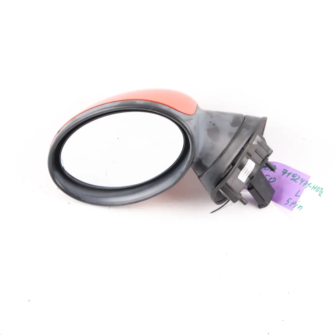 Wing Mirror Mini Cooper R50 R52 R53 Heated Left Door N/S Hot Orange Metallic A26 to with Part number 7192471 Wing Mirror Mini Cooper R50 R52 R53 Heated Left Door N/S Hot Orange Metallic A26 - SKU rhd-7192471-HOT2 - Part number 7192471