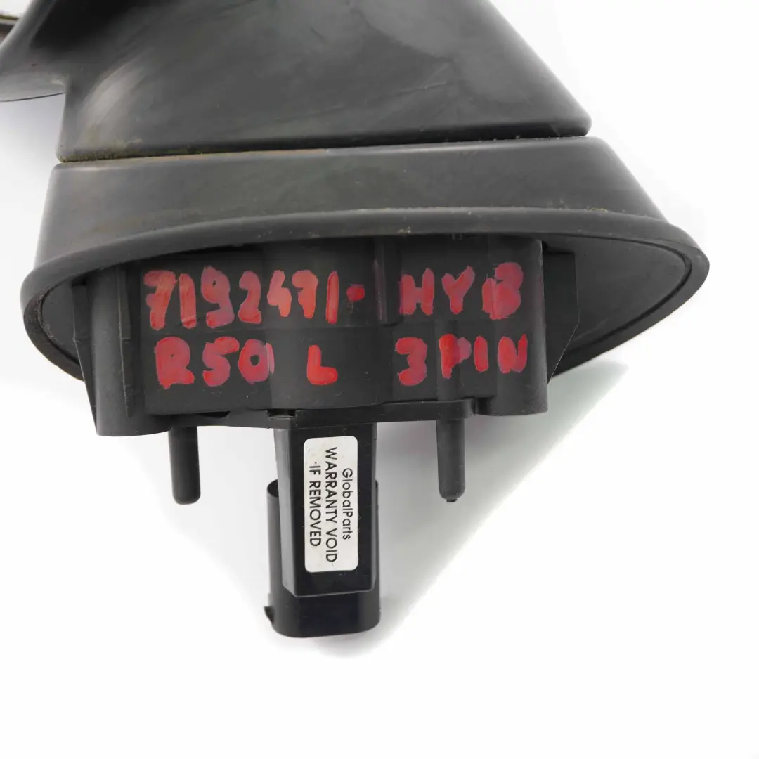 Wing Mirror Mini Cooper R50 R52 R53 Door Left N/S 3 Pins Hyper Blue A28 to with Part number 7192471 Wing Mirror Mini Cooper R50 R52 R53 Door Left N/S 3 Pins Hyper Blue A28 - SKU rhd-7192471-HYB - Part number 7192471