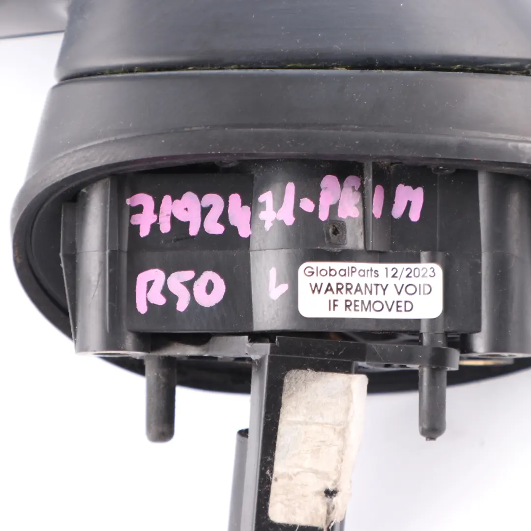 Wing Mirror Mini Cooper One R50 R52 R53 Exterior Left N/S Door Primed 3 Pins to with Part number 7192471 Wing Mirror Mini Cooper One R50 R52 R53 Exterior Left N/S Door Primed 3 Pins - SKU rhd-7192471-PRIM - Part number 7192471