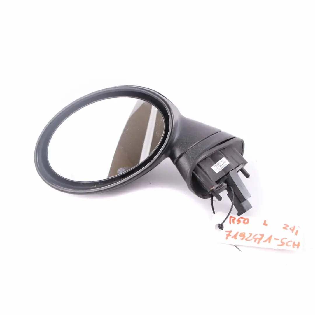 Wing Mirror Mini R50 R52 R53 Exterior Left N/S Door Heated Schwarz 2 Black to with Part number 7192471 Wing Mirror Mini R50 R52 R53 Exterior Left N/S Door Heated Schwarz 2 Black - SKU rhd-7192471-SCH - Part number 7192471