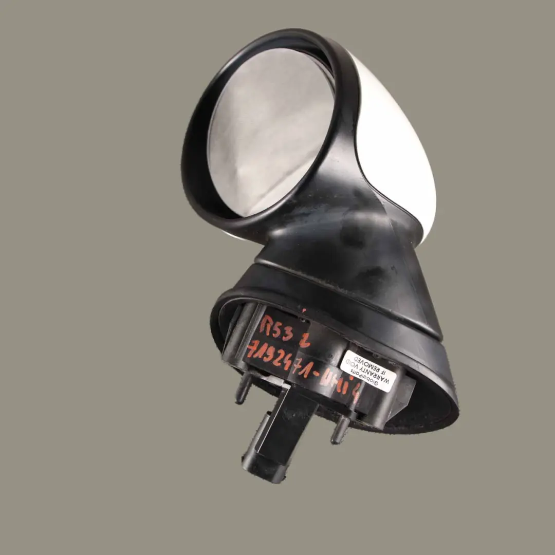 Door Wing Mirror Mini R50 R53 4 Exterior Heated Left N/S White 5 Pins to with Part number 7192471 Door Wing Mirror Mini R50 R53 4 Exterior Heated Left N/S White 5 Pins - SKU rhd-7192471-WHI4 - Part number 7192471