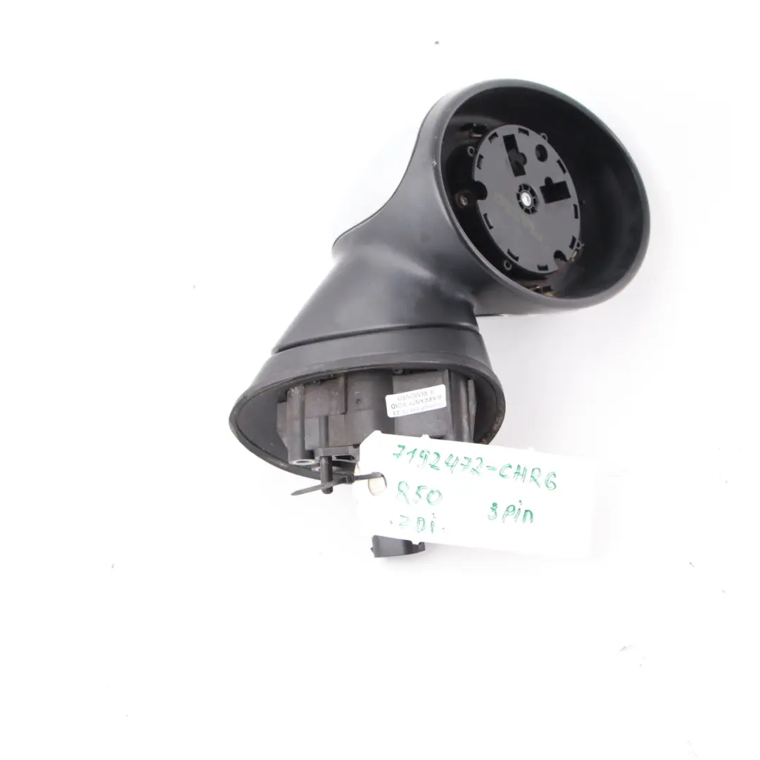  Door Wing Mirror Mini R50 R52 R53 Right Chrome 3 Pins - SKU rhd-7192472-CHR6 - Part number 7192472
