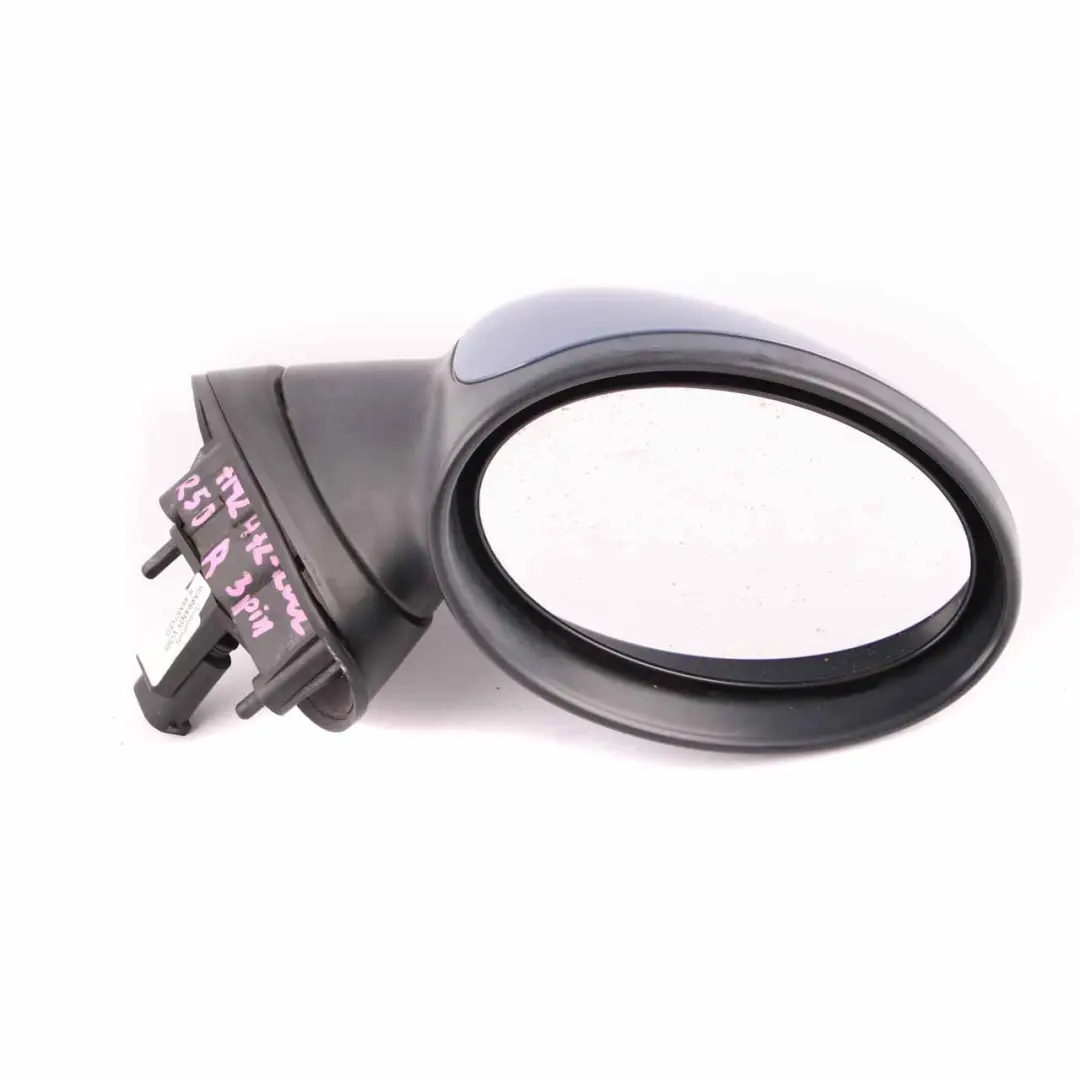 Exterior Right Door Wing Mirror O/S Cool Blue A27 to Mini Cooper One R50 R53 with Part number 7192472 Mini Cooper One R50 R53 Exterior Right Door Wing Mirror O/S Cool Blue A27 - SKU rhd-7192472-COOL - Part number 7192472