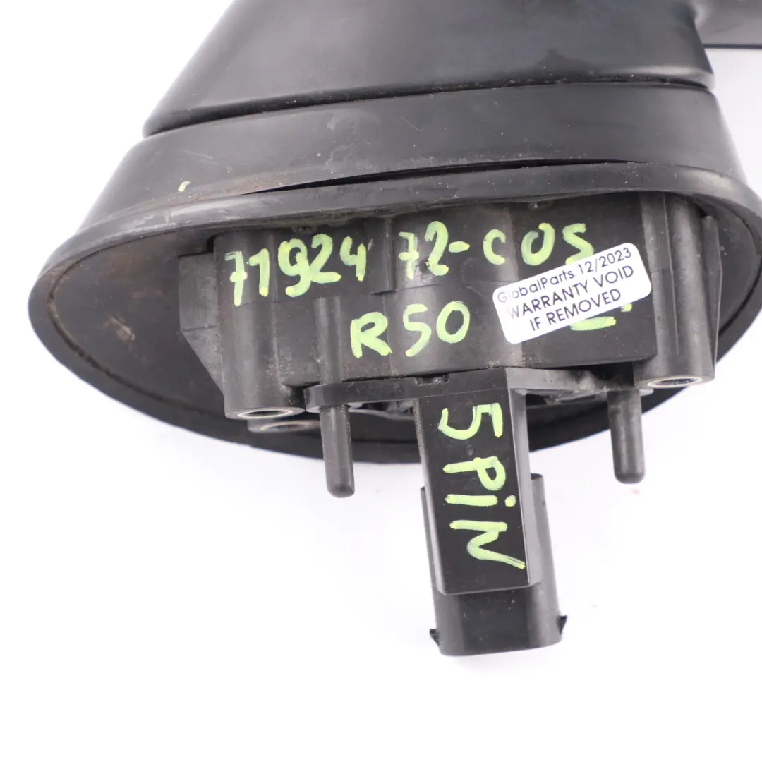 Right O/S Door Wing Mirror Cosmos Black Metallic 303 to MINI Cooper One R50 R53 R52 with Part number 7192472 MINI Cooper One R50 R53 R52 Right O/S Door Wing Mirror Cosmos Black Metallic 303 - SKU rhd-7192472-COS - Part number 7192472