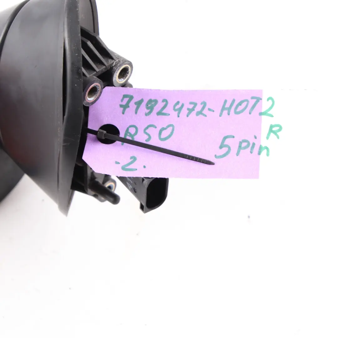 Wing Mirror Mini Cooper One R50 R52 R53 Right Door O/S Hot Orange Metallic - A26 to with Part number 7192472 Wing Mirror Mini Cooper One R50 R52 R53 Right Door O/S Hot Orange Metallic - A26 - SKU rhd-7192472-HOT2 - Part number 7192472