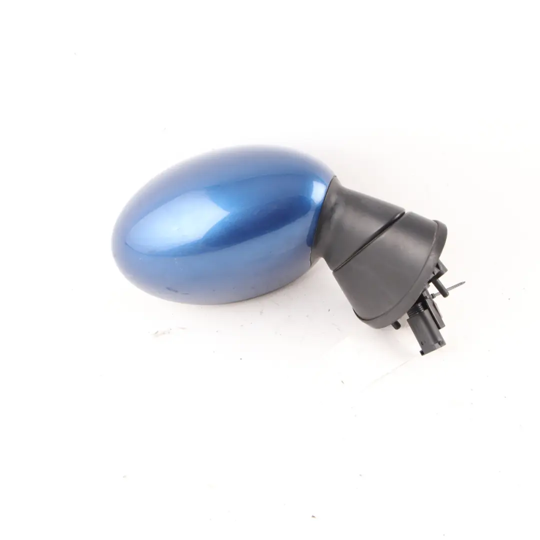 Wing Mirror Mini Cooper R50 R52 R53 Right Outside Door O/S Lightning Blue A63 to with Part number 7192472 Wing Mirror Mini Cooper R50 R52 R53 Right Outside Door O/S Lightning Blue A63 - SKU rhd-7192472-LB - Part number 7192472