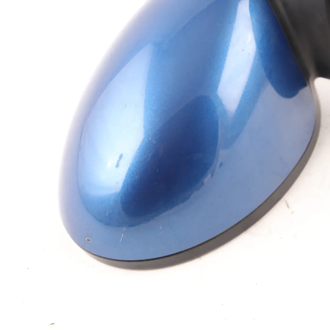 Wing Mirror Mini Cooper R50 R52 R53 Right Outside Door O/S Lightning Blue A63 to with Part number 7192472 Wing Mirror Mini Cooper R50 R52 R53 Right Outside Door O/S Lightning Blue A63 - SKU rhd-7192472-LB - Part number 7192472