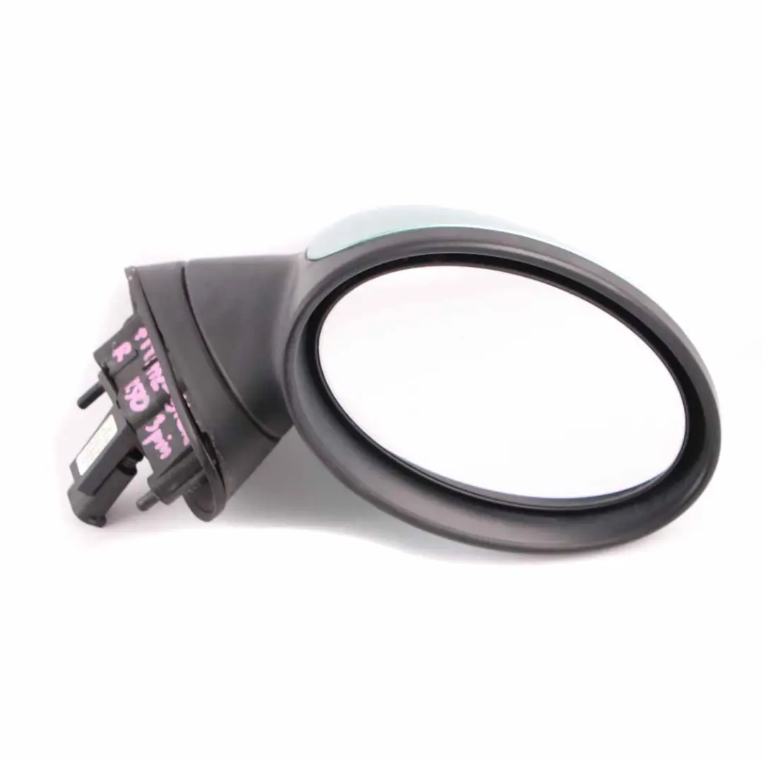 Wing Mirror Mini R50 R53 Exterior Right O/S Door 3 Pin Silk Green Metallic to with Part number 7192472 Wing Mirror Mini R50 R53 Exterior Right O/S Door 3 Pin Silk Green Metallic - SKU rhd-7192472-SILK - Part number 7192472