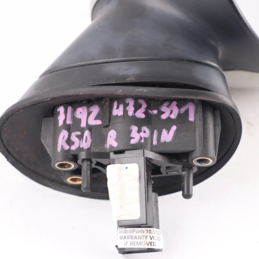 Wing Mirror Mini R50 R53 Door Right O/S Outside Sparkling Silver Metallic A60 to with Part number 7192472 Wing Mirror Mini R50 R53 Door Right O/S Outside Sparkling Silver Metallic A60 - SKU rhd-7192472-SS1 - Part number 7192472