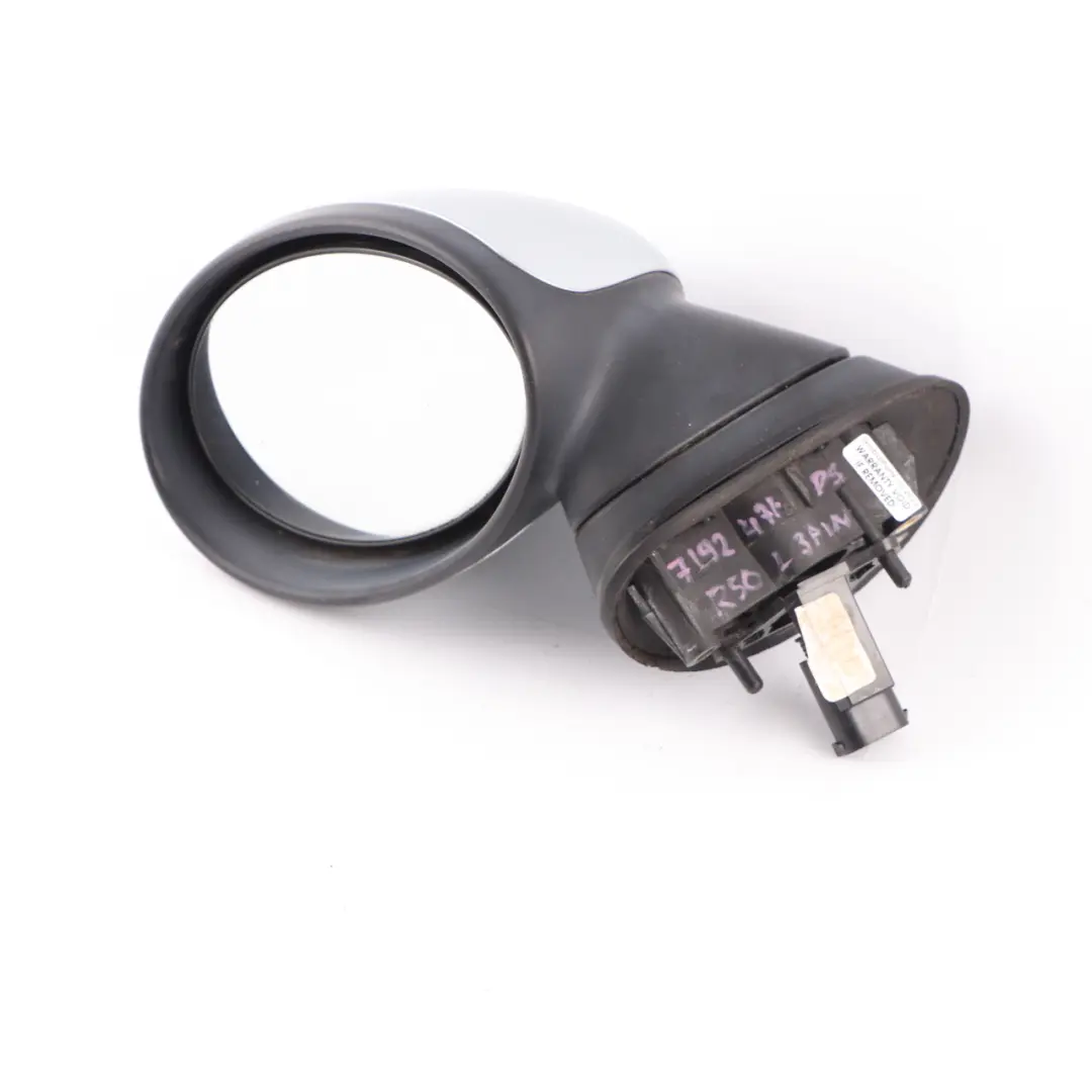  Wing Mirror Mini Cooper One R50 R52 R53 Left Door N/S Outside Pure Silver - 900 - SKU rhd-7192475-PS - Part number 7192475