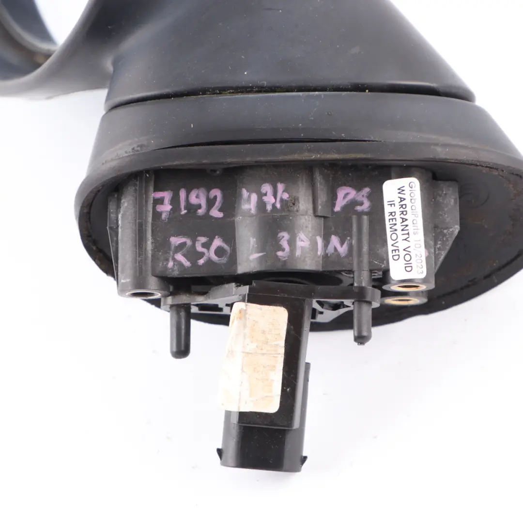  Wing Mirror Mini Cooper One R50 R52 R53 Left Door N/S Outside Pure Silver - 900 - SKU rhd-7192475-PS - Part number 7192475