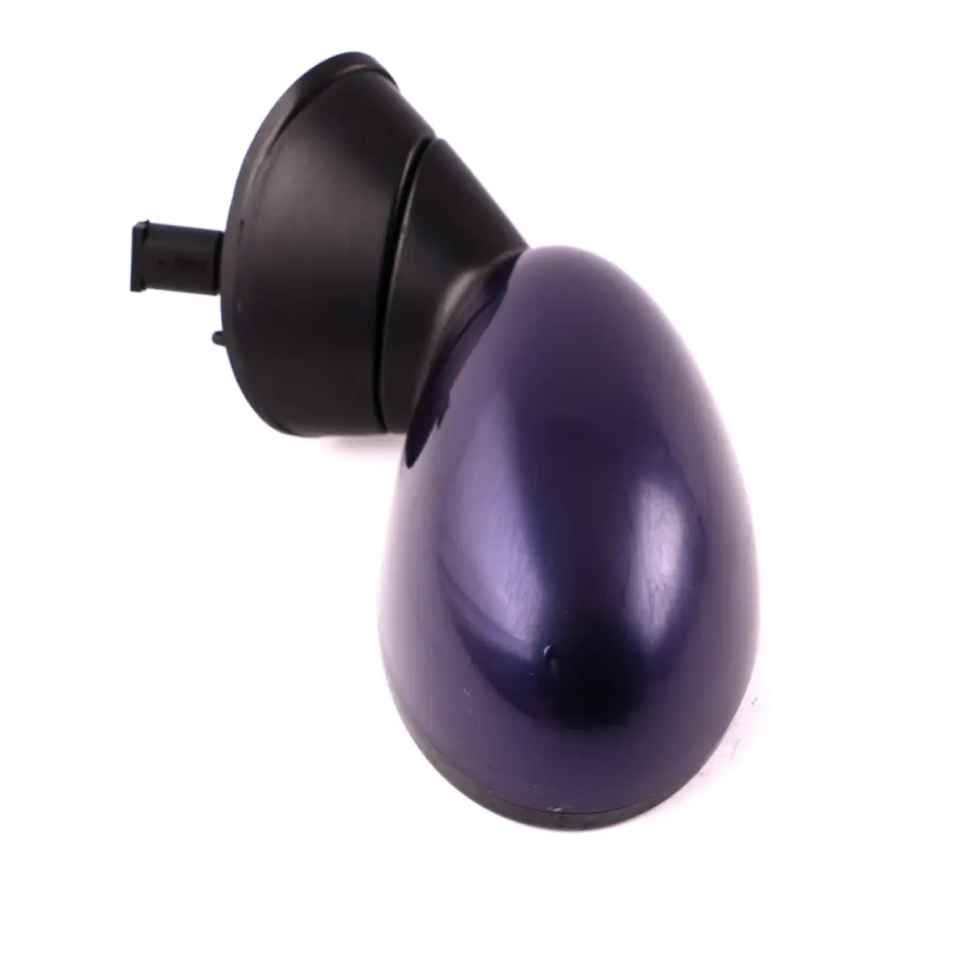 Left Door Wing Mirror Power Fold Black-eye Purple to Mini Cooper One R50 R52 R53 with Part number 7192475 Mini Cooper One R50 R52 R53 Left Door Wing Mirror Power Fold Black-eye Purple - SKU rhd-7192475-PUR - Part number 7192475