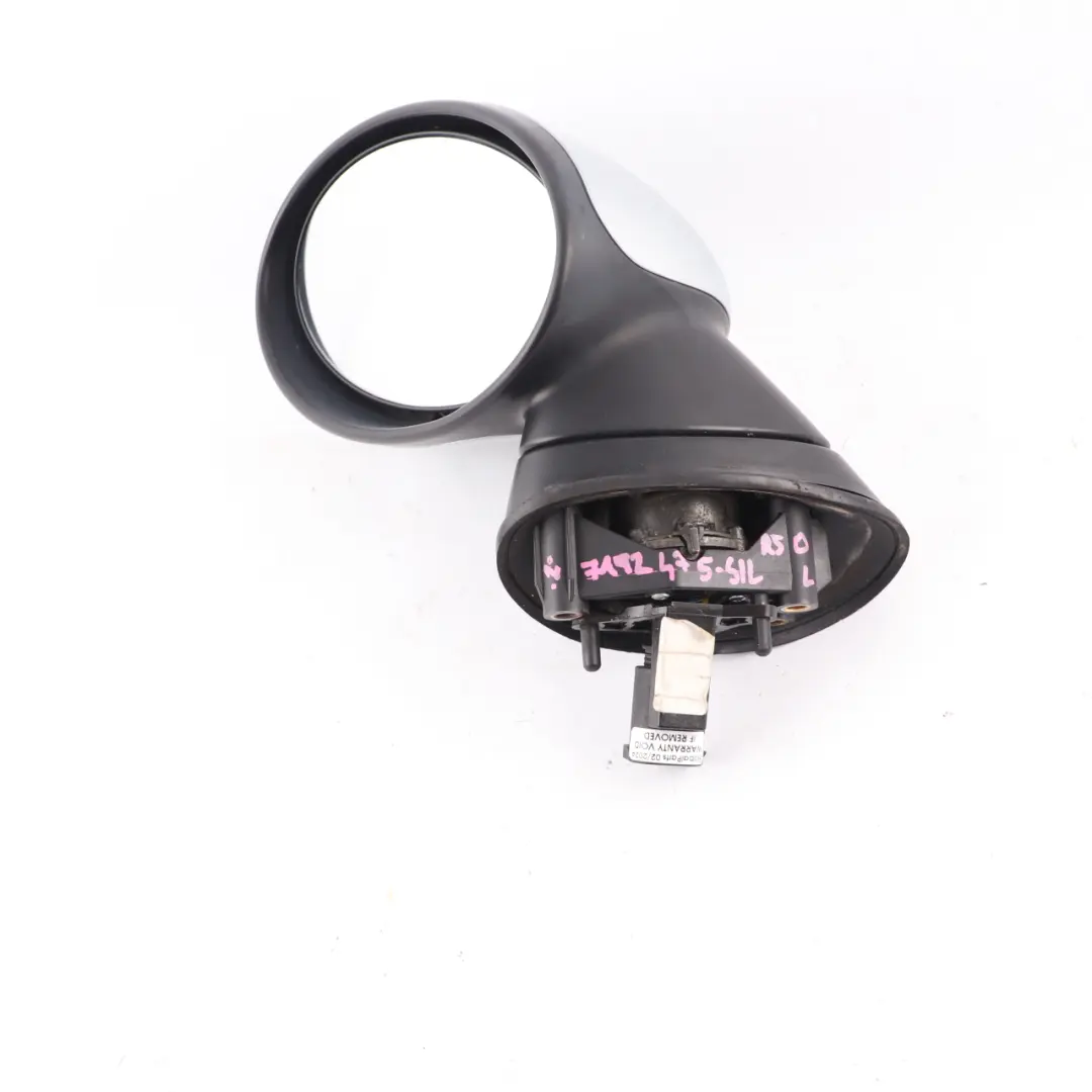 Wing Mirror Mini Cooper R50 R52 R53 Left N/S Door Power Fold 7 Pins Silver to with Part number 7192475 Wing Mirror Mini Cooper R50 R52 R53 Left N/S Door Power Fold 7 Pins Silver - SKU rhd-7192475-SIL - Part number 7192475