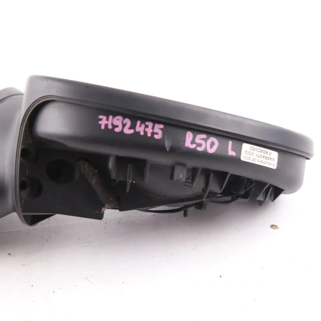 Wing Mirror Mini Cooper One R50 R52 R53 Left N/S Door Power Fold Outside to with Part number 7192475 Wing Mirror Mini Cooper One R50 R52 R53 Left N/S Door Power Fold Outside - SKU rhd-7192475 - Part number 7192475